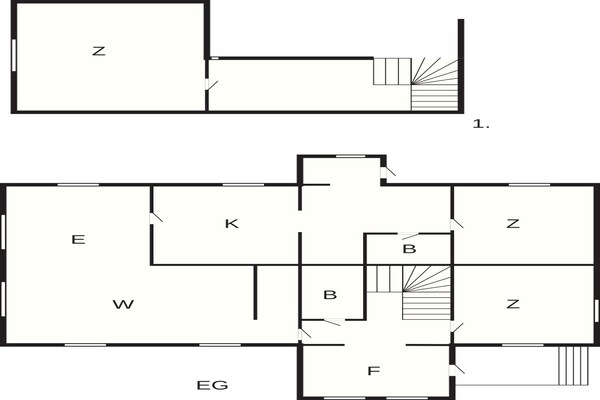 Foto van 4 sterren vakantie huis in GENARP - Vakantiehuis in GENARP - FloorPlan