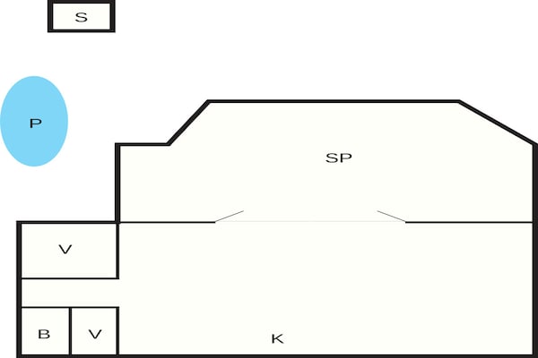Foto van 4 sterren vakantie huis in Gørlev - Vakantiehuis in Gørlev - FloorPlan