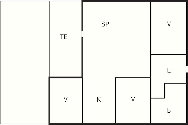 Foto van 4 sterren vakantie huis in Fårvang - Vakantiehuis in Fårvang - FloorPlan