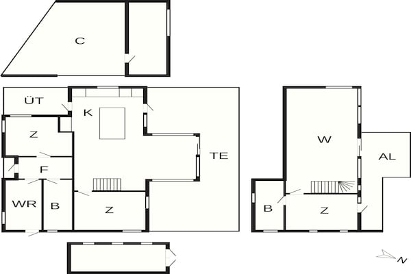 Foto van 5 sterren vakantie huis in Vejby - Vakantiehuis in Vejby - FloorPlan