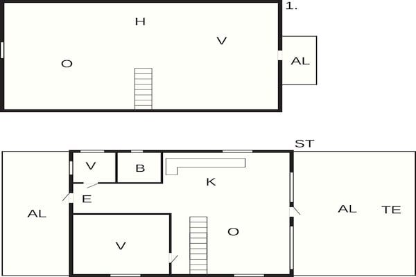 Foto van 4 sterren vakantie huis in Djurhamn - Vakantiehuis in Djurhamn - FloorPlan