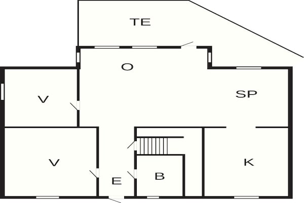 Foto van 6 Personen vakantie huis in Ljungbyhed - Vakantiehuis in Ljungbyhed - FloorPlan