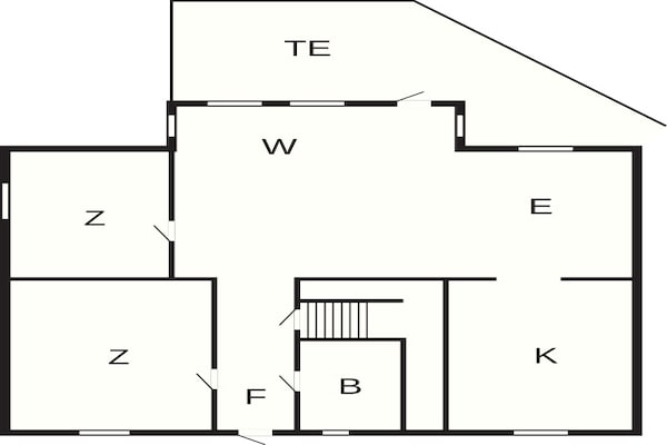 Foto van 6 Personen vakantie huis in Ljungbyhed - Vakantiehuis in Ljungbyhed - FloorPlan