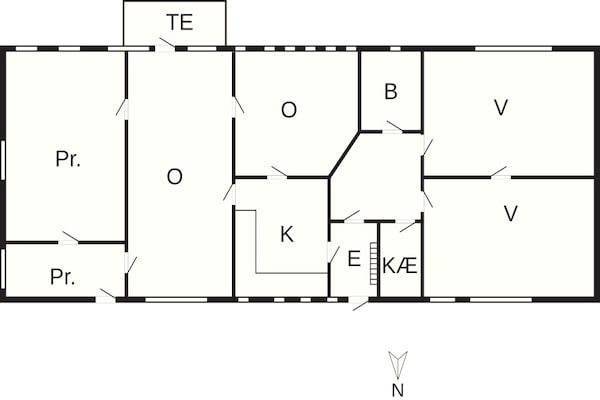 Foto van 7 Personen vakantie huis in Ølgod - Vakantiehuis in Ølgod - FloorPlan
