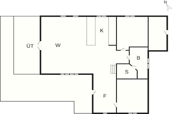 Foto van 5 sterren vakantie huis in Hovborg - Vakantiehuis in Hovborg - FloorPlan
