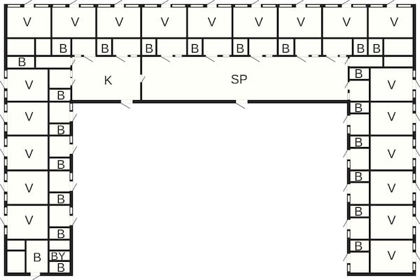 Foto van 40 Personen vakantie huis in Skærbæk - Vakantiehuis in Skærbæk - FloorPlan