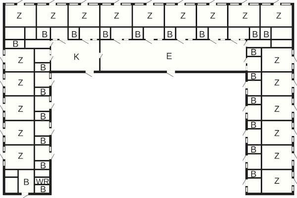 Foto van 40 Personen vakantie huis in Skærbæk - Vakantiehuis in Skærbæk - FloorPlan