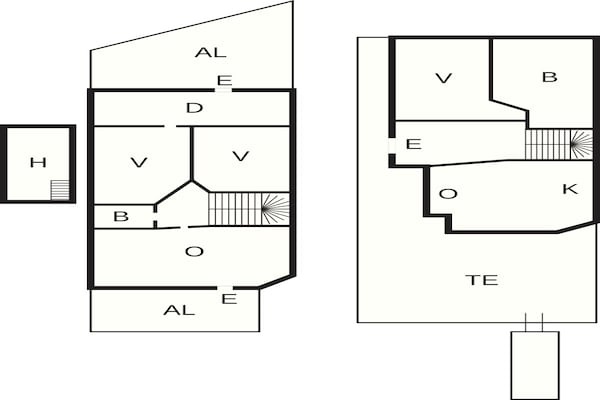 Foto van 6 Personen vakantie huis in Urangsvåg - Vakantiehuis in Urangsvåg - FloorPlan