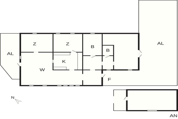 Foto van 4 sterren vakantie huis in Hamburgsund - Vakantiehuis in Hamburgsund - FloorPlan