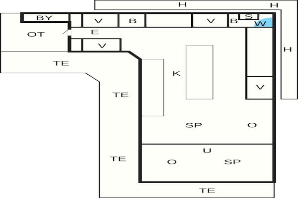 Foto van 5 sterren vakantie huis in Juelsminde - Vakantiehuis in Juelsminde - FloorPlan