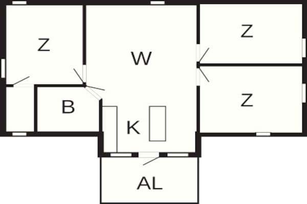Foto van 6 persoons vakantie huis in kode - Vakantiehuis in kode - FloorPlan