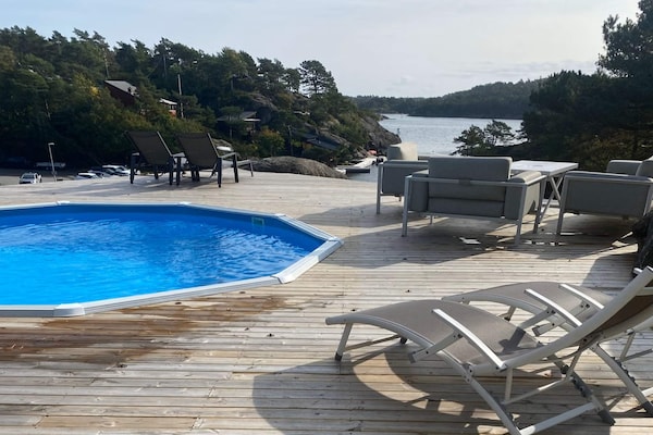 Foto van 4 sterren vakantie huis in Sogne - Vakantiehuis in Sogne - Pool