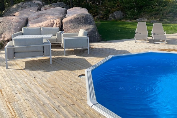 Foto van 4 sterren vakantie huis in Sogne - Vakantiehuis in Sogne - Pool
