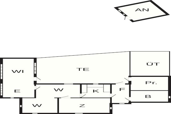 Foto van 6 Personen vakantie huis in Væggerløse - Vakantiehuis in Væggerløse - FloorPlan