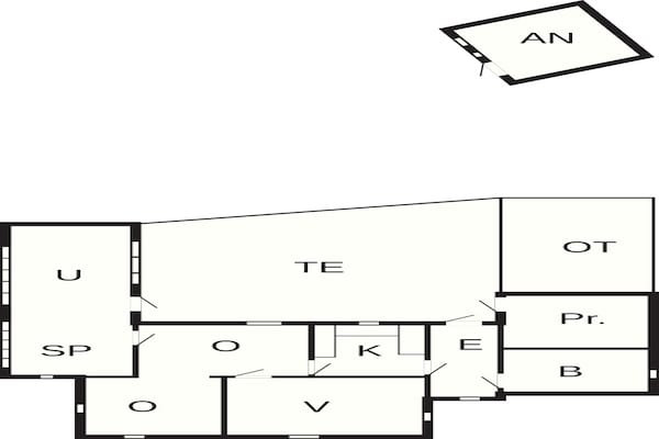 Foto van 6 Personen vakantie huis in Væggerløse - Vakantiehuis in Væggerløse - FloorPlan