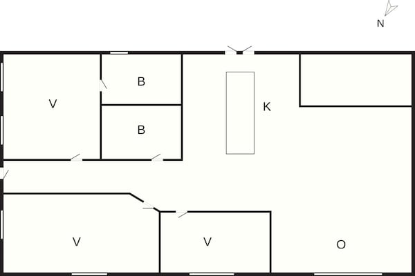 Foto van 4 sterren vakantie huis in Skagen - Vakantiehuis in Skagen - FloorPlan
