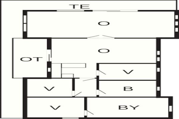 Foto van Gezellig toevluchtsoord in Kysing Naes - Vakantiehuis in Odder - FloorPlan