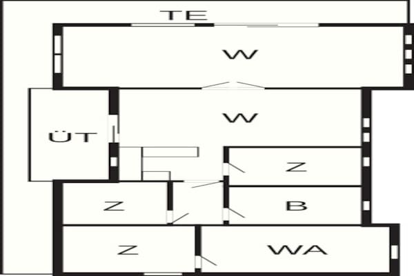 Foto van Gezellig toevluchtsoord in Kysing Naes - Vakantiehuis in Odder - FloorPlan