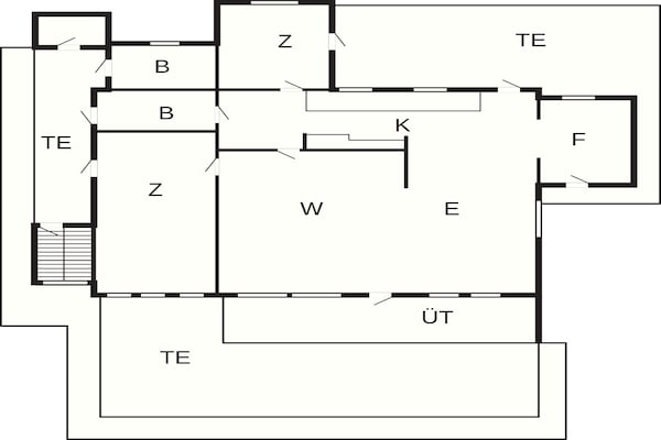Foto van 4 sterren vakantie huis in Tisvildeleje - Vakantiehuis in Tisvildeleje - FloorPlan