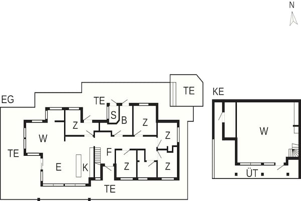 Foto van 5 sterren vakantie huis in Ebeltoft - Vakantiehuis in Ebeltoft - FloorPlan