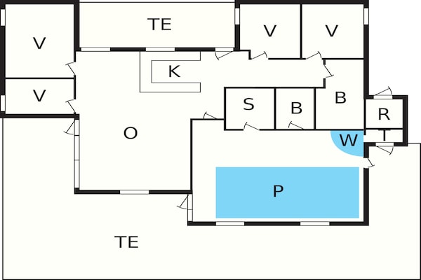 Foto van 5 sterren vakantie huis in Thisted - Vakantiehuis in Thisted - FloorPlan