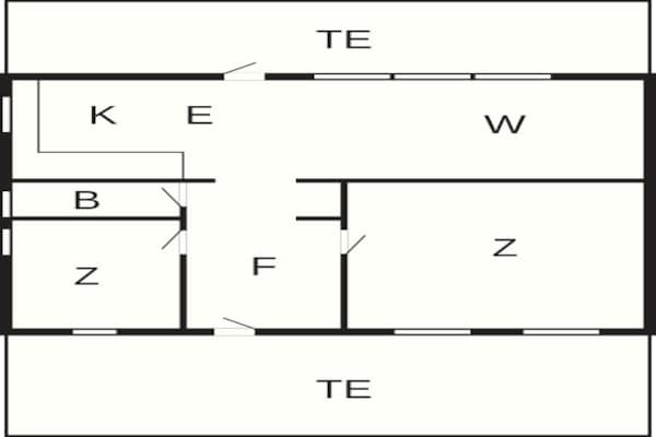 Foto van 6 persoons vakantie huis in Ebeltoft-By Traum - Vakantiehuis in Ebeltoft - FloorPlan