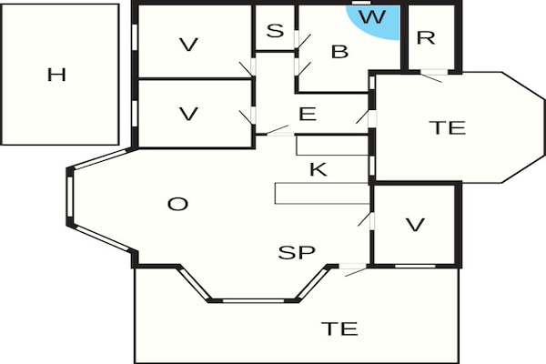 Foto van 6 persoons vakantie huis in Bindslev-By Traum - Vakantiehuis in Bindslev - FloorPlan