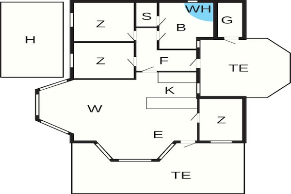 Foto van 6 persoons vakantie huis in Bindslev-By Traum - Vakantiehuis in Bindslev - FloorPlan