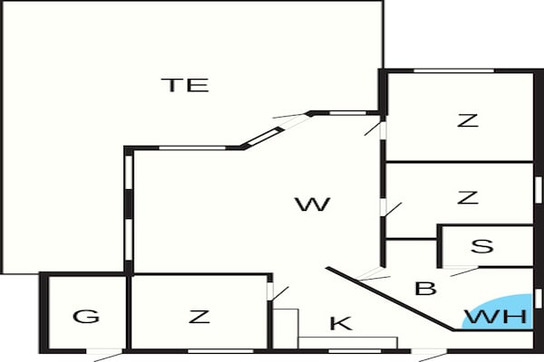 Foto van 5 persoons vakantie huis in Rude-By Traum - Vakantiehuis in Rude - FloorPlan