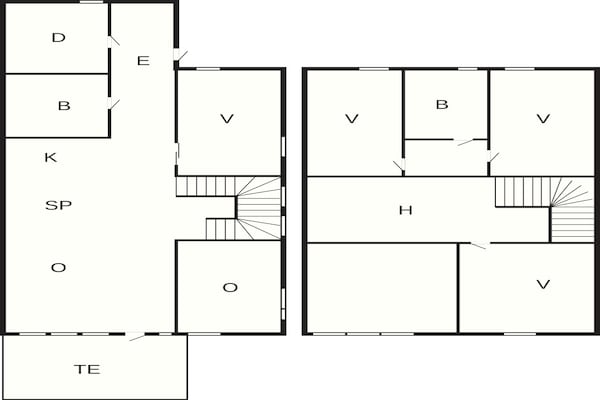 Foto van 4 sterren vakantie huis in Hovden - Vakantiehuis in Hovden - FloorPlan