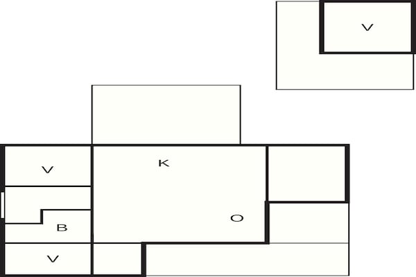 Foto van 8 Personen vakantie huis in Ans By - Vakantiehuis in Ans By - FloorPlan