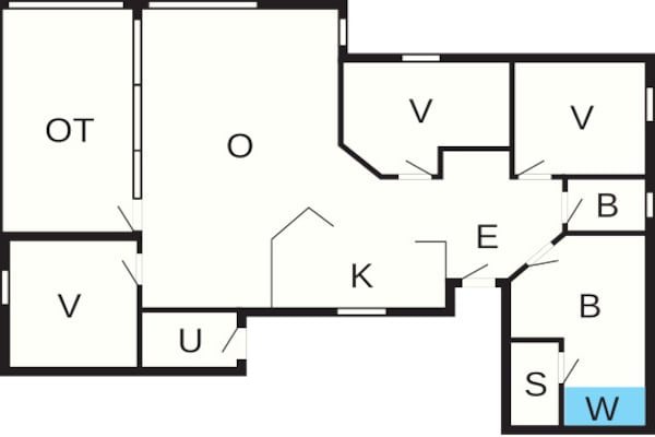 Foto van 4 sterren vakantie huis in Hadsund - Vakantiehuis in Hadsund - FloorPlan