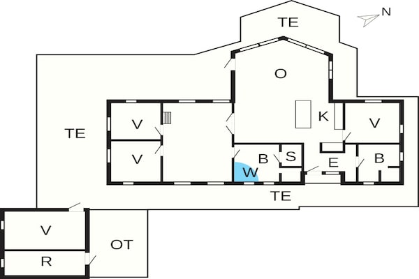 Foto van 5 sterren vakantie huis in Løkken - Vakantiehuis in Løkken - FloorPlan