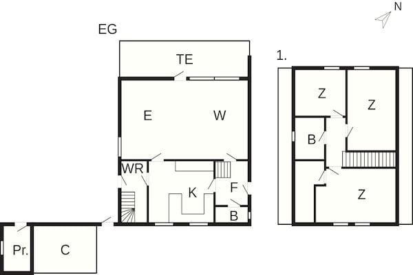 Foto van 6 Personen vakantie huis in Stokkemarke - Vakantiehuis in Stokkemarke - FloorPlan