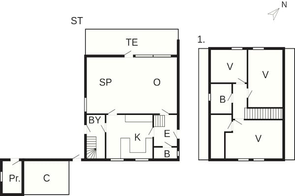 Foto van 6 Personen vakantie huis in Stokkemarke - Vakantiehuis in Stokkemarke - FloorPlan