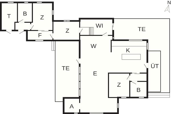 Foto van 4 sterren vakantie huis in Juelsminde - Vakantiehuis in Juelsminde - FloorPlan