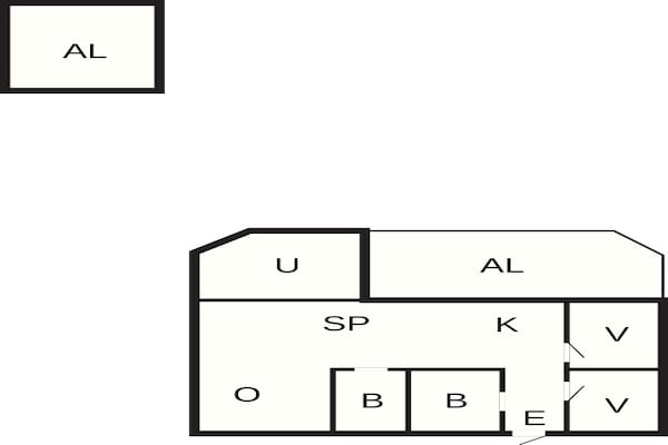 Foto van 4 sterren vakantie huis in KöPINGSVIK - Vakantiehuis in KöPINGSVIK - FloorPlan