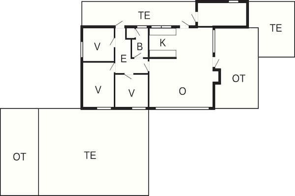 Foto van 4 sterren vakantie huis in Juelsminde - Vakantiehuis in Juelsminde - FloorPlan