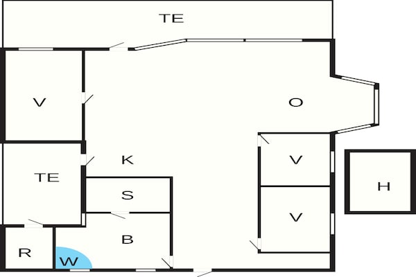 Foto van 6 persoons vakantie huis in Jerup-By Traum - Vakantiehuis in Jerup - FloorPlan
