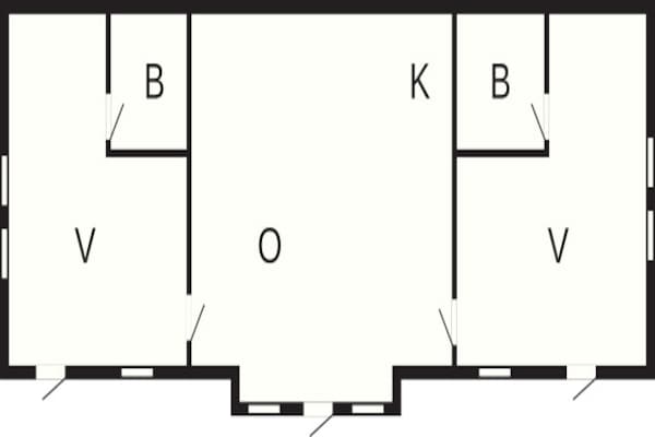 Foto van 6 persoons vakantie huis in Onarheim - Vakantiehuis in Onarheim - FloorPlan