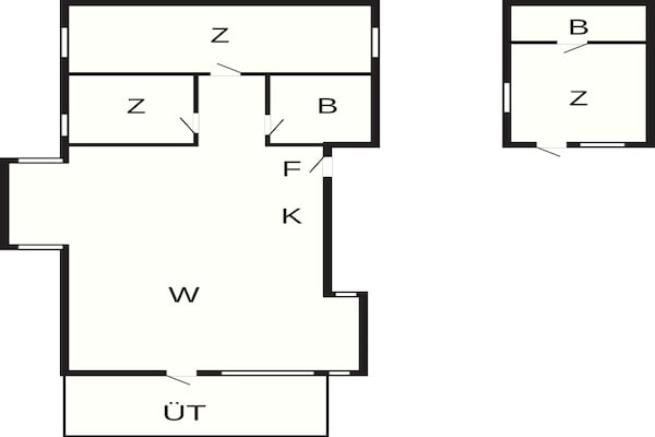 Foto van 6 persoons vakantie huis in Frederikshavn-By Traum - FloorPlan