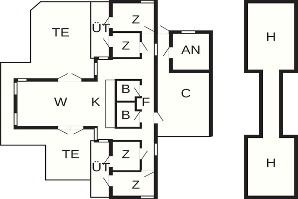 Foto van 10 persoons vakantie huis in Glesborg-By Traum - Vakantiehuis in Glesborg - FloorPlan