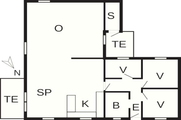Foto van Gezellig toevluchtsoord met sauna -- By Traum Ferienwohnungen - FloorPlan