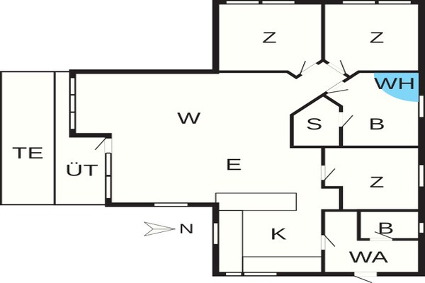 Foto van Luxe spa-resort aan de golfbaan - Vakantiehuis in Ålbæk - FloorPlan