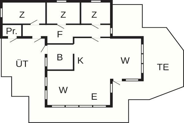 Foto van 6 persoons vakantie huis in Tengelfjord - Vakantiehuis in Tengelfjord - FloorPlan