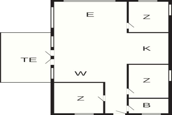 Foto van 6 persoons vakantie huis in Saltum-By Traum - Vakantiehuis in Saltum - FloorPlan