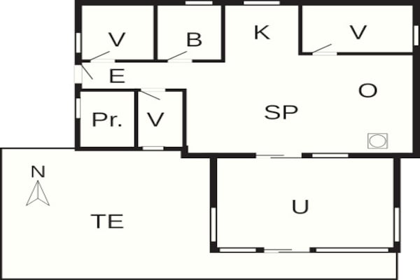 Foto van Afgelegen oase bij strand -- By Traum Ferienwohnungen - FloorPlan