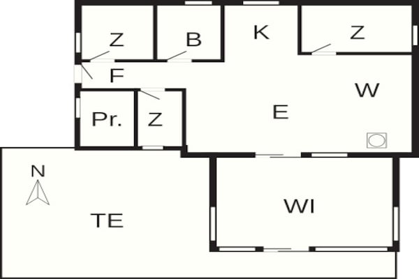 Foto van Afgelegen oase bij strand -- By Traum Ferienwohnungen - FloorPlan