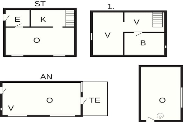 Foto van 6 persoons vakantie huis in Brædstrup-By Traum - Vakantiehuis in Brædstrup - FloorPlan
