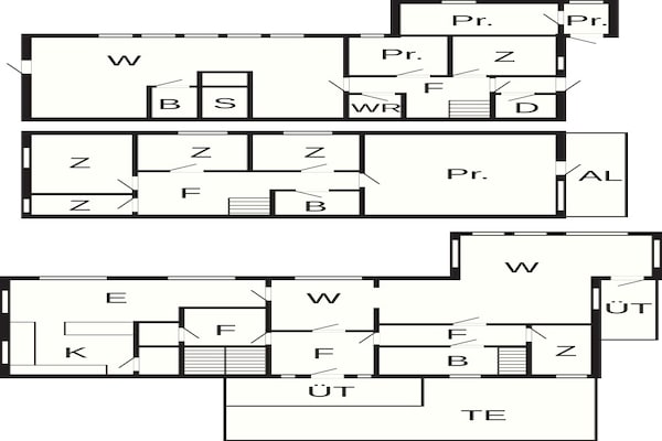 Foto van 10 persoons vakantie huis in Folkestad - Vakantiehuis in Folkestad - FloorPlan